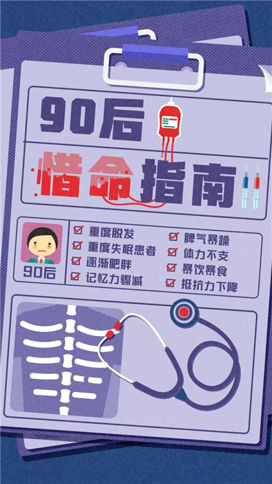 淘寶發(fā)布《90后惜命指南》，肥胖和體力不支，需要養(yǎng)生